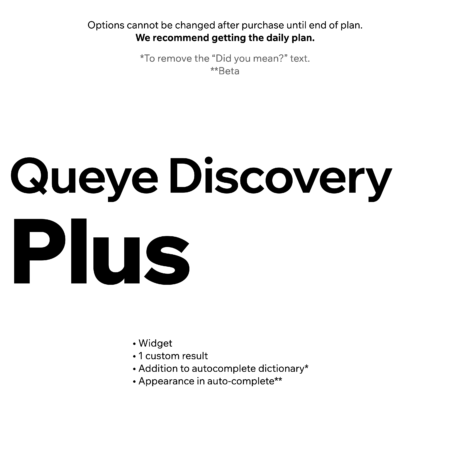 Queye Discovery Plus