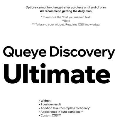 Queye Discovery Ultimate